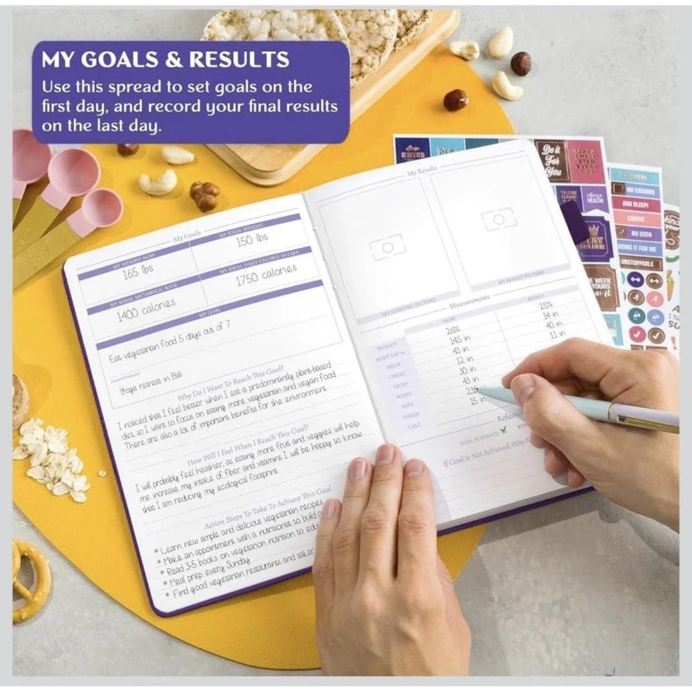 Legend Planner Wellness Planner Pocket Size 3.9x6.3″ Purple, Lifestyle NEW